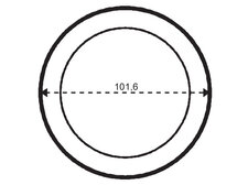 Fazeta kruh 101,6 mm