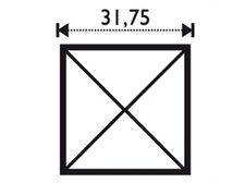 Fazeta štvorec 31,8 x 31,8 mm