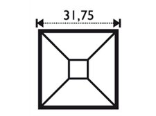 Fazeta štvorec 31,8 x 31,8 mm