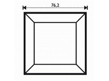Fazeta štvorec 76,2 x 76,2 mm