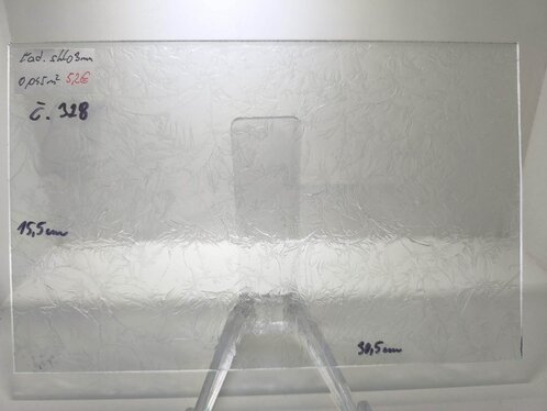 Ľadované sklo 3 mm č 328