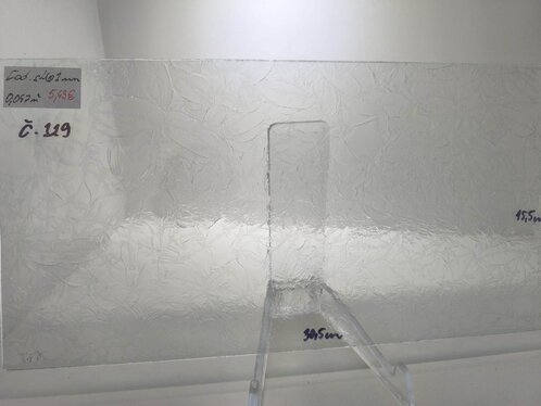 Ľadované sklo 3 mm č 329