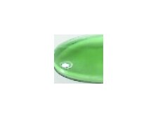 Sklenená šošovica, priemer 10mm - sv.zelená