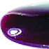 Sklenená šošovica, priemer 6mm - tm.fialová
