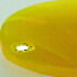 Sklenená šošovica, priemer 6mm - žltá opálová