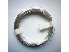 Strieborný drôtik s medeným jadrom 0,4mm - 20m Strieborný drôtik s medeným jadrom 0,4mm - 20m